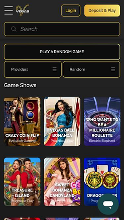 Vince Vegas Casino Mobile Game Shows