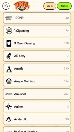 Vinyl Casino Mobile Game Developers