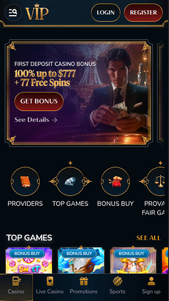 Jeux mobiles de VIP Casino