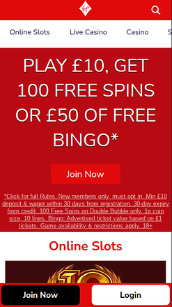 Jeux mobiles de Virgin Games Casino