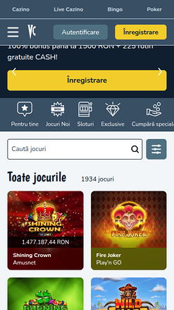 Jeux mobiles de Vlad Cazino