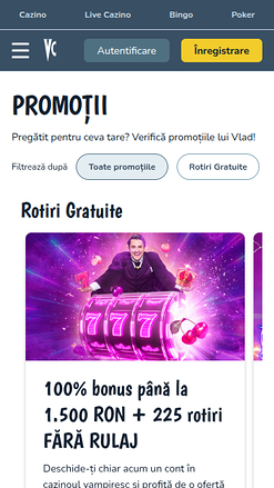 Vlad Cazino Mobiele Promoties
