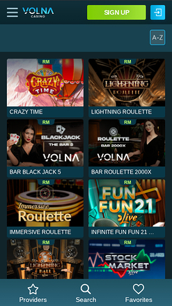 Мобильные live-дилеры Volna Casino