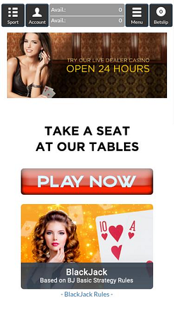 Casino móvil con crupier en vivo de Wagerbet