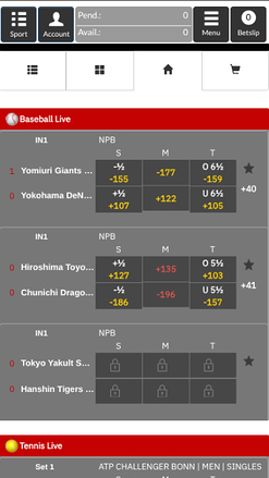 Sports mobiles de WagerWeb Casino