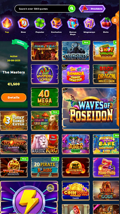 Juegos móviles de Wazamba Casino