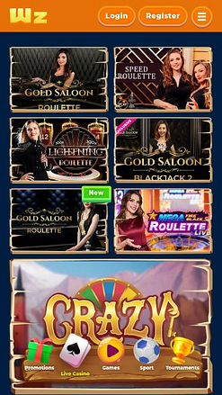 Wazamba Casino Mobile Live Dealer