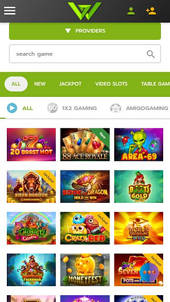Développeurs de jeux mobiles en ligne WCasino