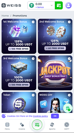 Weiss Casino Promotions