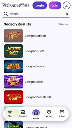 Bienvenido al casino móvil Slots Jackpot