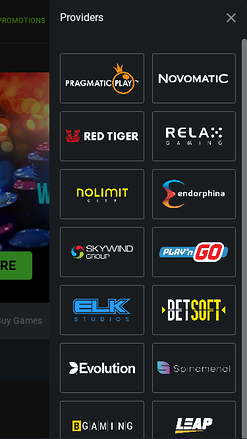 Développeurs de jeux mobiles de Weltbet Casino