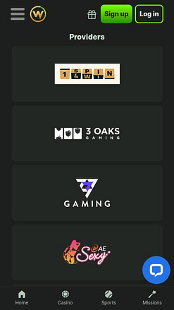Weltbet Casino Mobile Game Developers