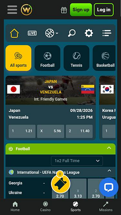 Weltbet Casino Mobile Sports