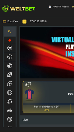 Paris sportifs mobiles de Weltbet Casino