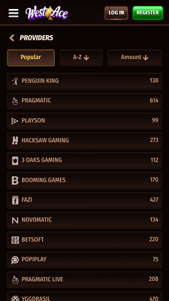 WestAce Casino Game Developers