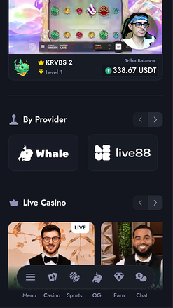 Développeurs de jeux mobiles de Whale Casino