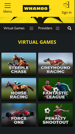 Jeux virtuels mobiles de Whamoo Casino
