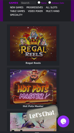 Juegos de White Lotus Casino en móvil