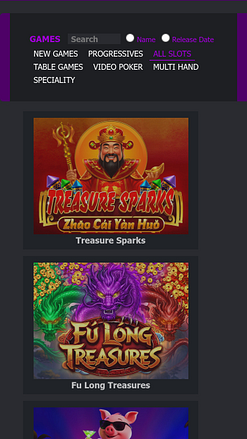 Juegos móviles del casino White Lotus