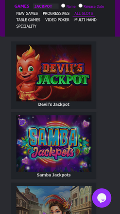 Jackpot móvil del casino White Lotus