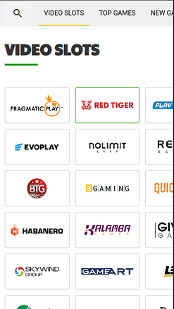 Wikiluck Casino mobile Spielentwickler