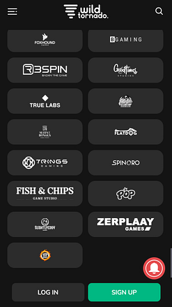 Wild Tornado Casino Mobile Game Developers