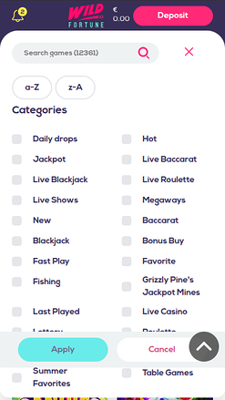 Développeurs de jeux mobiles de Wildfortune Casino