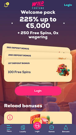 Wildfortune Casino Mobile Promotions