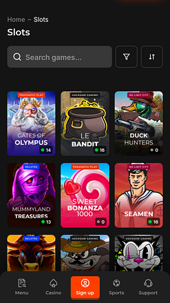 Jeux mobiles de casino WindRoll