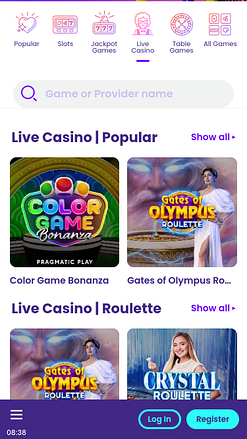 Wildz Casino Mobile Live Dealer