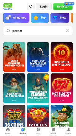 Win Casino Mobile Jackpot