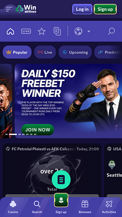 Winairlines Casino Mobile Sports