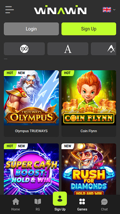 Winawin Casino Mobile Games