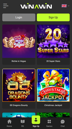 Winawin Casino Mobile Jackpot