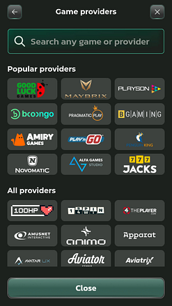 Winbeatz Casino Mobile Game Developers