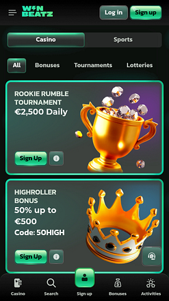 Winbeatz Casino Mobile-Aktionen