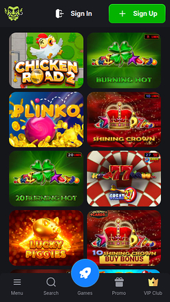 Juegos móviles de WinCraft Casino