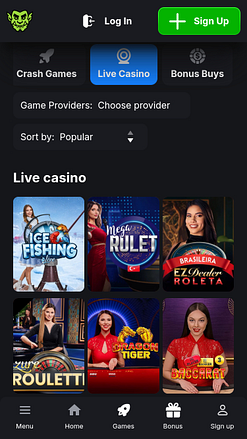 WinCraft Casino Mobile Live Dealer