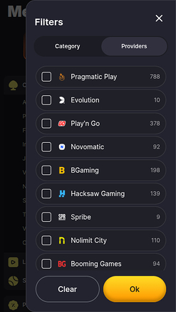 Développeurs de jeux mobiles de WinHero Casino