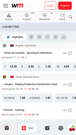 Sports mobiles de WinMasters Casino