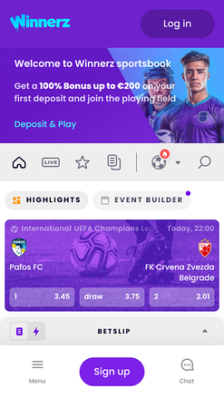 Sports mobiles de Winnerz Casino