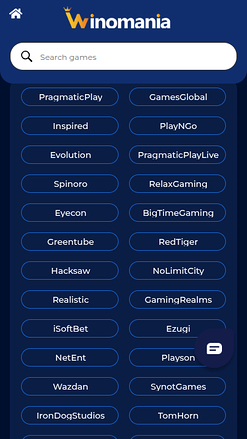 Développeurs de jeux mobiles de WinOMania Casino