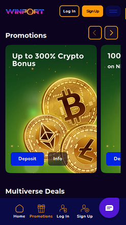 WinPort Casino mobile Aktionen