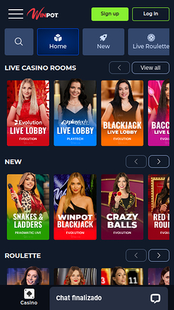 WinPot Mobile Live-Dealer