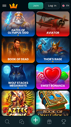 Giochi per dispositivi mobili di Wins Royal Casino