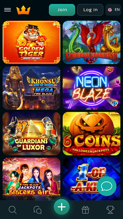 Jackpot mobile de Wins Royal