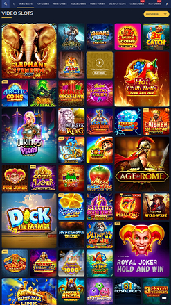 Jeux mobiles de Winscore Casino
