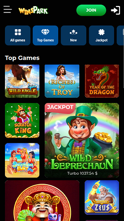 Jeux mobiles de Winspark