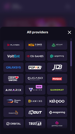 Sviluppatori di giochi mobile di WinSpirit Casino