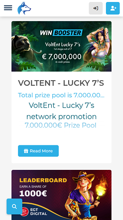 Promotions mobiles de Wolfy Casino